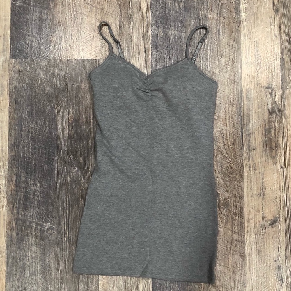 NWOT Gray Tunic Cami